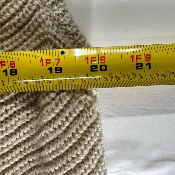 Chico’s wool blend single button large collar sleeveless cardigan sweater vest M - Picture 7 of 7